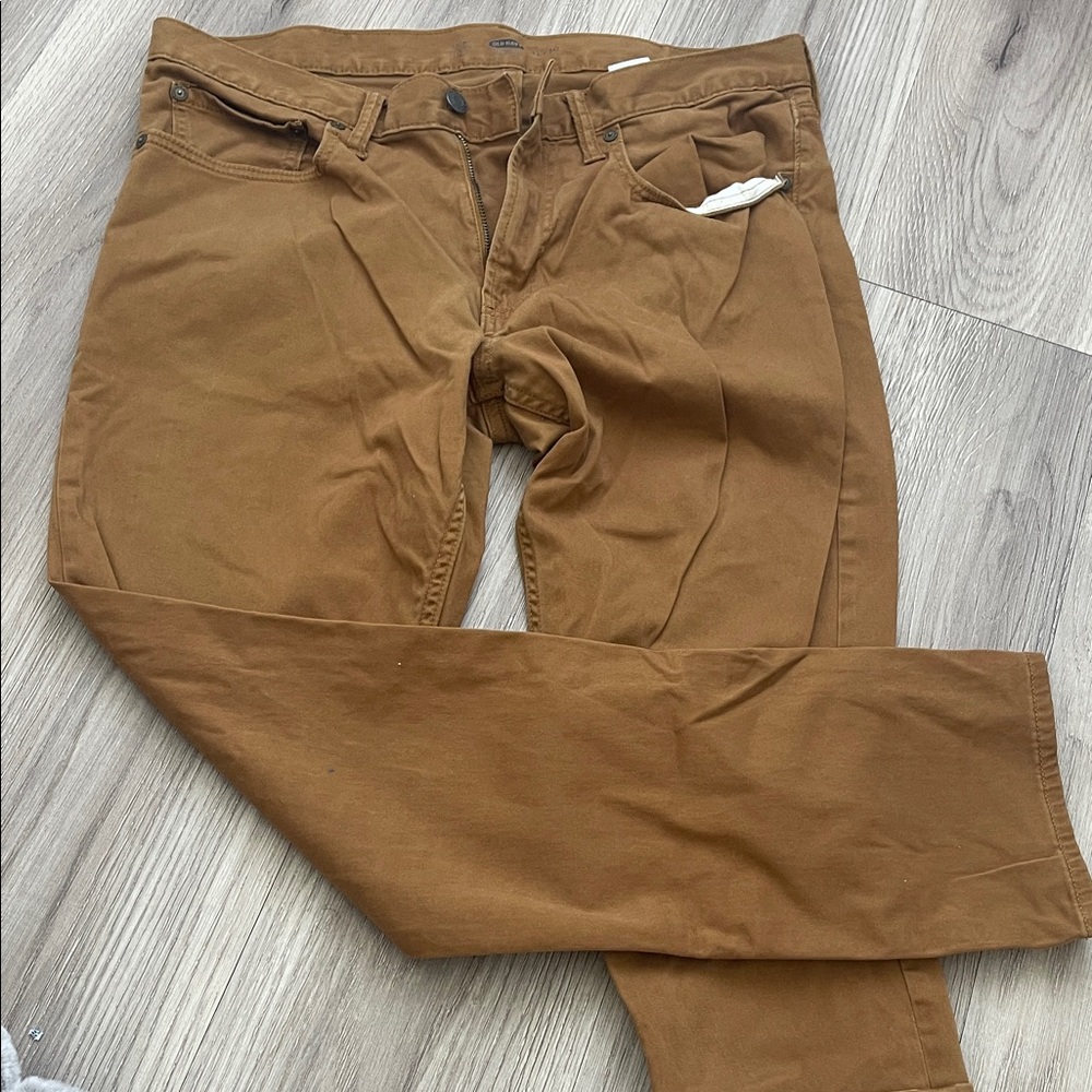 Old Navy Tan Slim Fit Pants